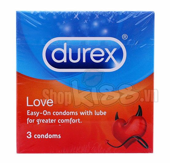 Bao cao su Durex Love kéo dài thời gian LOVE3 được ưa chuộng bởi hiệu quả và an toàn