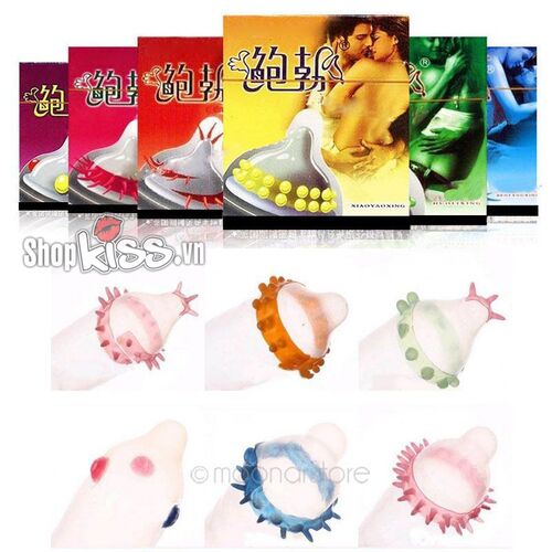 Các loại bao cao su Runbo siêu gai đa dạng màu sắc và kiểu dáng