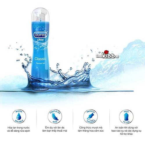 Gel bôi trơn Durex Play Classic 100ml G19B chính hãng tinh khiết gốc nước an toàn