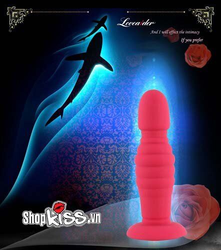 Hình ảnh thực tế phích cắm hậu môn Loveaider HM07A chất liệu silicone an toàn