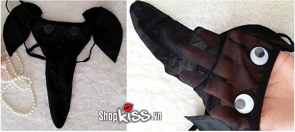 Cận cảnh chất liệu cotton siêu mỏng thoáng khí của quần lót nam vòi voi NY107