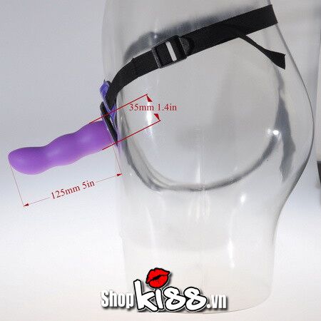 Kích thước chi tiết của dương vật giả dây đeo Harness Sex DV65S phù hợp nhiều người dùng