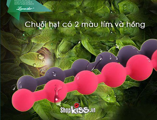 Hai phiên bản màu sắc đỏ và xanh dương của dụng cụ massage hậu môn Loveaider HM29 đặt cạnh nhau