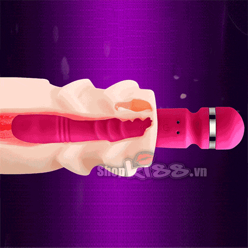 Chày rung cao cấp Nalone Yoni đầu rung đuôi ngoáy (AV09C) 20 Chày rung cao cấp Nalone Yoni đầu rung đuôi ngoáy AV09C cho chị em