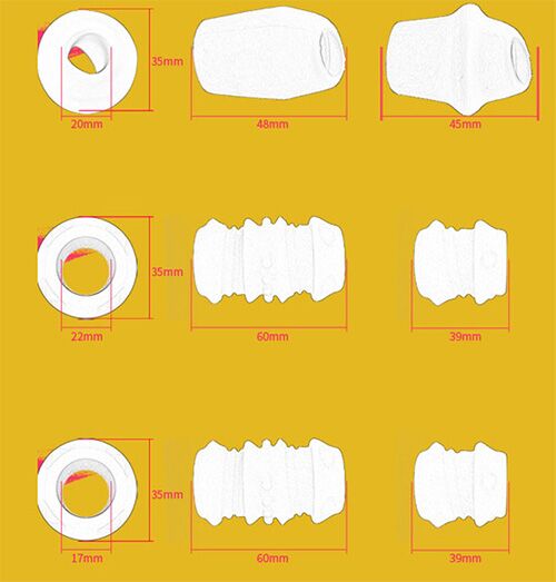 Thông số kích thước chi tiết của bao đôn dên khúc giữa silicone BD10F