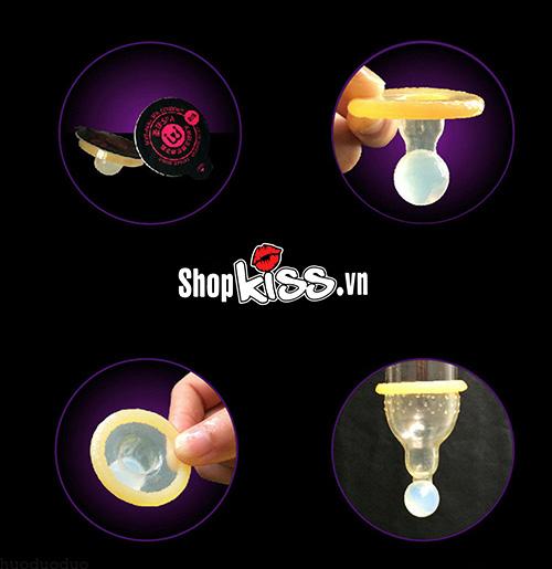 Bao cao su gai bi lớn đầu CD01 giúp tăng cường khoái cảm cho nữ giới