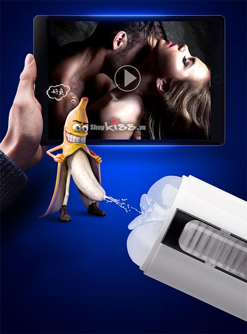Cận cảnh cấu tạo bên trong máy bú mút dương vật tự động Air Jet AD40B mang lại khoái cảm chân thật.
