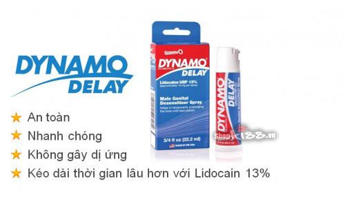 Thông tin chi tiết về thành phần và xuất xứ của chai xịt Dynamo Delay XTS09 nhập khẩu Mỹ