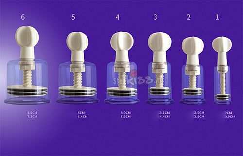 Bộ combo dụng cụ chụp mút kích thích BZ09N với nhiều kích cỡ khác nhau phù hợp nhiều vị trí trên cơ thể