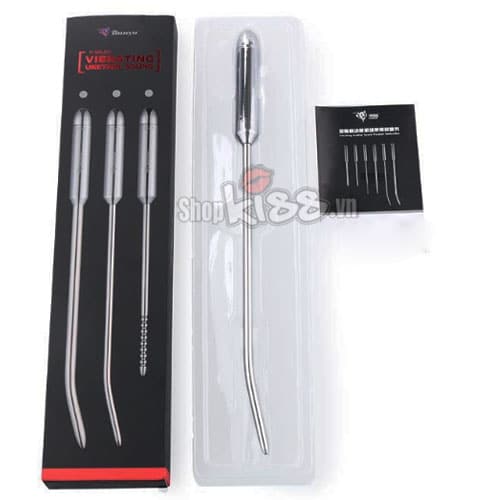 Đồ chơi cho gay - cây rung mát xa niệu đạo DC11C bằng inox 304 cao cấp