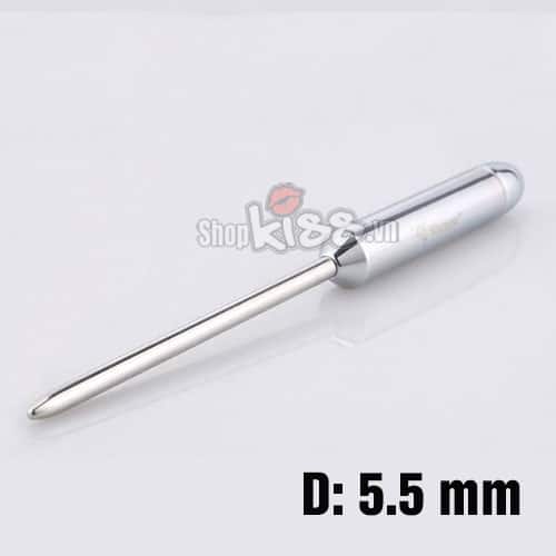 Sextoy đồng tính nam - cây mát xa niệu đạo DC11C có rung bằng inox cao cấp