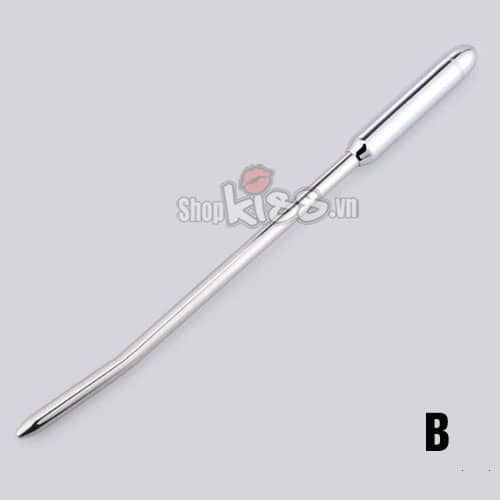 Mẫu thanh kích thích niệu đạo DC11C bằng inox 304 dáng cong lơ độc đáo