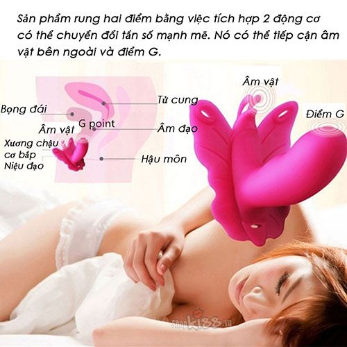 Minh họa cách dương vật giả Realov Lydia DC38E kích thích đồng thời âm đạo và điểm G