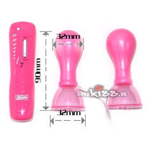 Máy rung mát xa vú mini (DC67K) 16 Dụng cụ bú núm vú DC67K kích thước