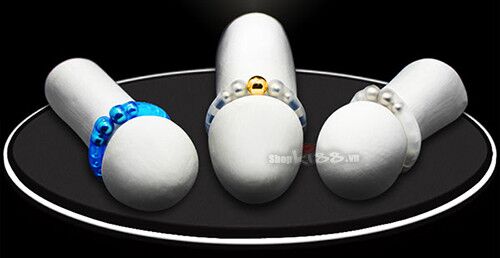 Hình ảnh minh họa vị trí đeo vòng bi Joker DC60K trên dương vật khi cương cứng