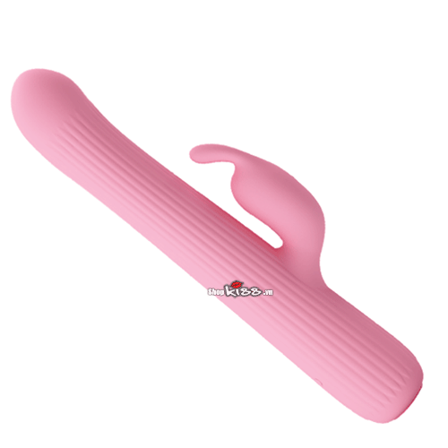 Nhánh rung tai thỏ của Prettylove Julian DV39G kích thích âm vật, mang lại cực khoái kép