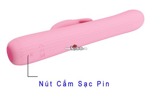 Pin sạc USB tiện lợi của dương vật rung ngoáy Prettylove Julian DV39G