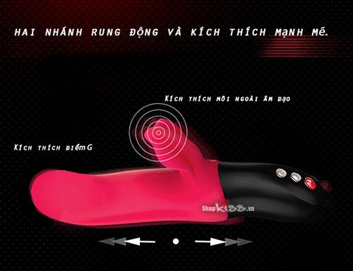 Dương vật giả Fun Stronic Fusion DC91C với nhánh rung cánh bướm và thân thụt cong nhẹ