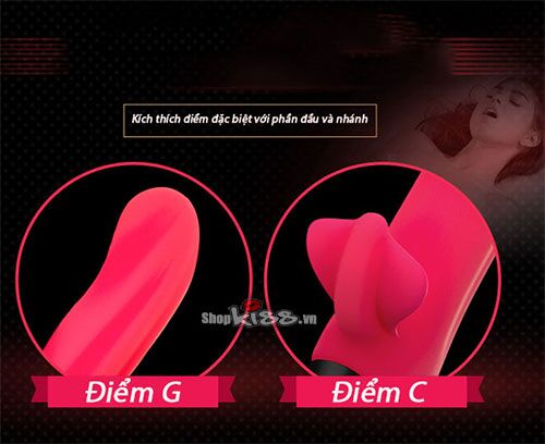 Minh họa khả năng kích thích đồng thời âm vật và điểm G của Fun Stronic Fusion DC91C