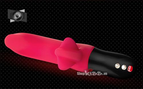 Thiết kế độc đáo của dương vật Fun Stronic Fusion DC91C với thân cong và nhánh rung