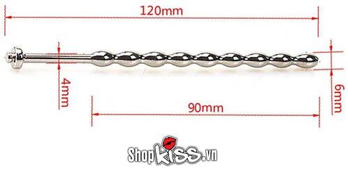 Kích thước chi tiết que nong niệu đạo kim loại HM31 dùng xung điện