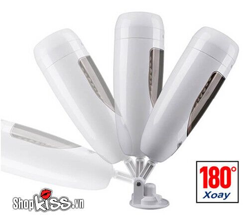 Cơ chế khớp nối linh hoạt của máy thủ dâm Juicer AD40C cho phép điều chỉnh nhiều góc độ khi gắn tường