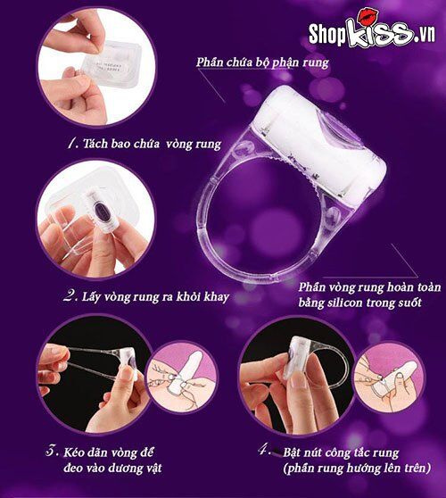 Thiết kế bi cộm trên vòng Durex DC59 tăng ma sát điểm G