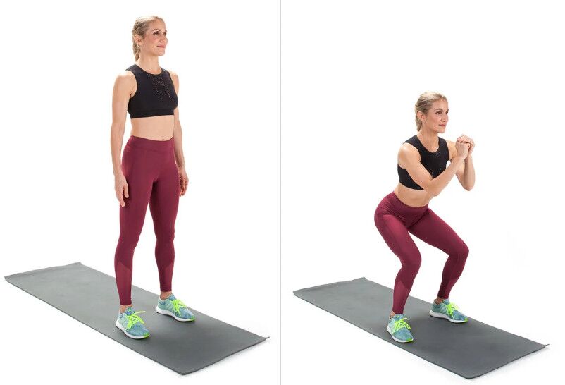 Phụ nữ tập squat đúng kỹ thuật để tăng cường sức mạnh và vẻ đẹp săn chắc cho vòng ba