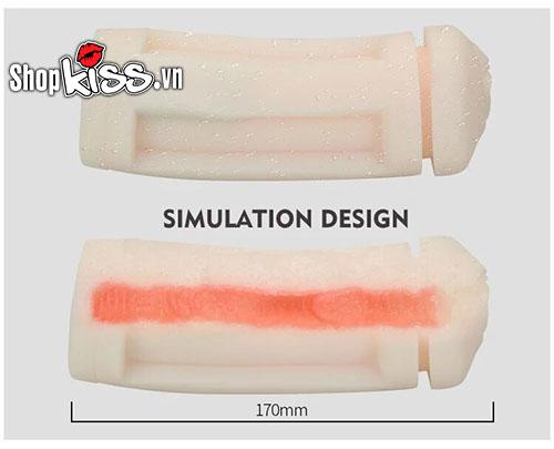 Cấu trúc silicone mềm mại bên trong cốc thủ dâm ForGod AD41A hình lon bia mang đến cảm giác chân thật