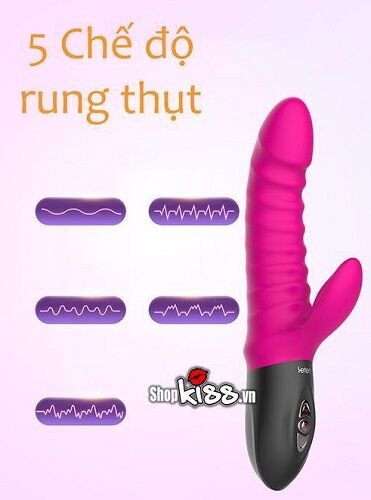 5 chế độ rung và 5 chế độ thụt của Leten DV72B mô phỏng nhiều kiểu làm tình
