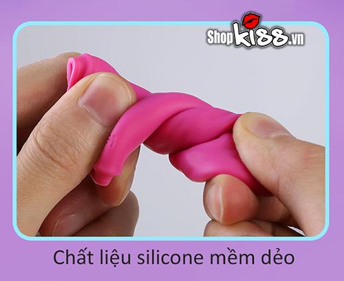 Chất liệu silicone y tế mềm mại của dương vật giả Leten DV72B an toàn cho da