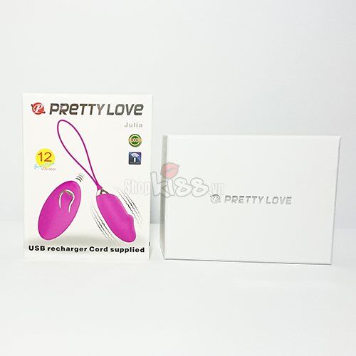 Hộp đựng sang trọng của trứng rung Julia EG30D Pretty Love