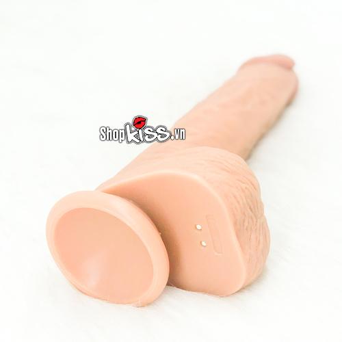 Dương vật silicon siêu mềm mịn Real Dildo - Rung, thụt, sưởi ấm (DV08T) 19 Dương vật silicon siêu mềm mịn Real Dildo DV08T cao cấp