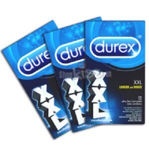 Bao cao su Durex XXL size lớn 58mm dành cho dương vật kích thước lớn nhiều chất bôi trơn