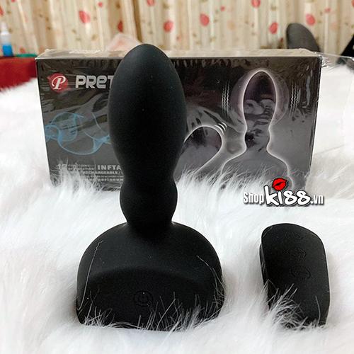Máy rung hậu môn Prettylove Hariet HM02P điều khiển từ xa dành cho gay thủ dâm hoặc dùng khi quan hệ