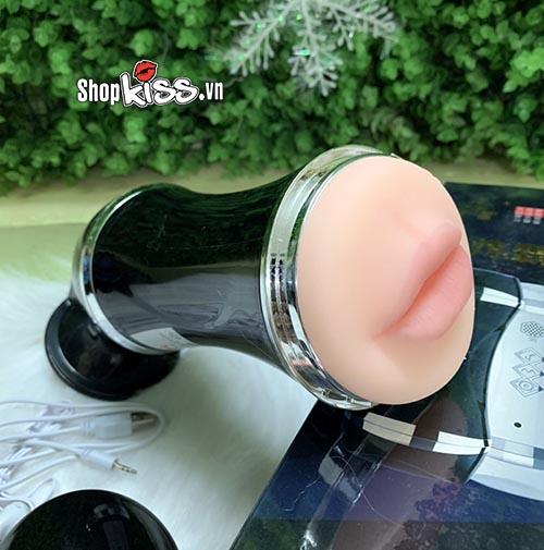 Cận cảnh chất liệu silicon TPE mềm mại của âm đạo giả AD19E đảm bảo an toàn