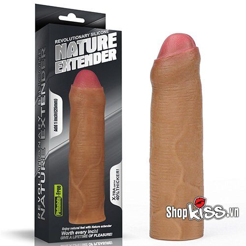 Mua bao đôn dên silicone Lovetoy Nature Extender BD40A giá tốt tại Do18.net