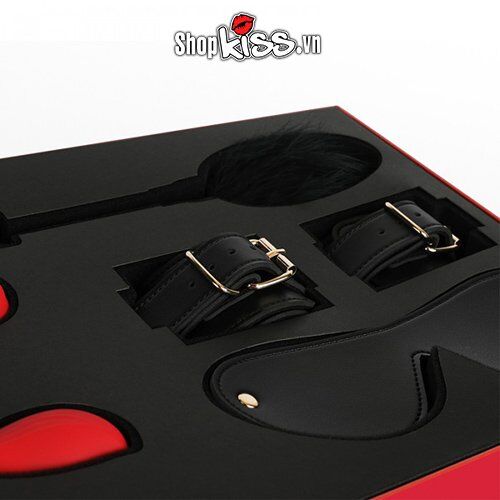 Bộ dụng cụ BDSM Svakom Limited Gift Set QT16 màu đen chủ đạo thể hiện sự mạnh mẽ và sang trọng