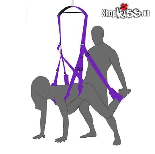 Áp dụng tư thế doggy nâng cao với bộ võng đu treo trần SM104