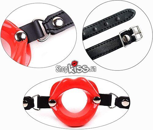 Thiết kế độc đáo và bắt mắt của khóa hàm BDSM hình môi BZ07B