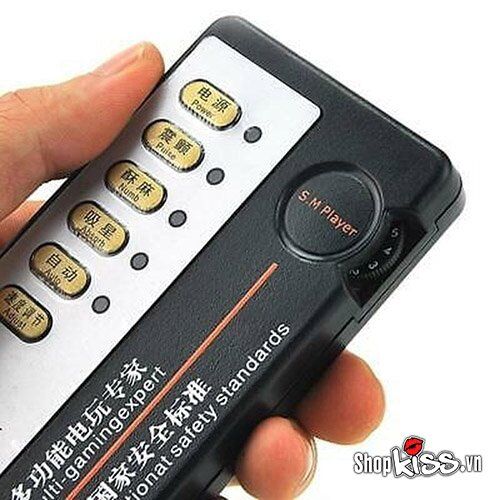 Hình ảnh minh họa các nút chức năng và cách sử dụng bộ điều khiển của máy kích xung điện HM31A
