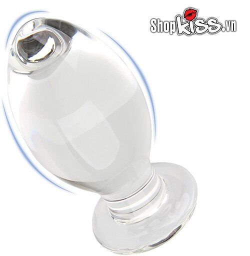 Hình ảnh phích cắm thủy tinh HM78U cùng tuýp gel bôi trơn cần thiết khi sử dụng