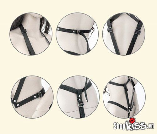 Cận cảnh chất liệu nylon dệt chắc chắn và chi tiết kim loại của đai đeo BZ19B