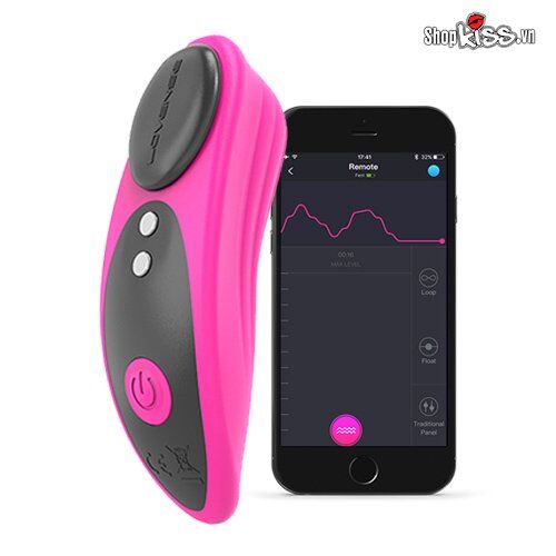 Minh họa khả năng điều khiển từ xa Máy rung quần lót từ tính Lovense Ferri FERRI1 qua App Lovense trên điện thoại, laptop, máy tính PC
