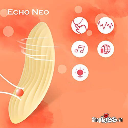 Sự kích thích mạnh mẽ từ Svakom Echo Neo DC90UN khiến cô bé ẩm ướt và đạt khoái cảm