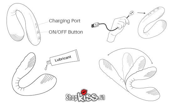 Hướng dẫn sạc pin và sử dụng các chức năng của trứng rung Lovense Quake