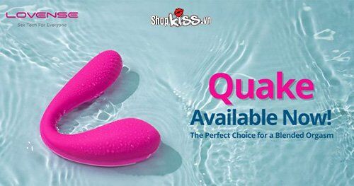 Khả năng chống nước chuẩn IPX7 của trứng rung Lovense Quake