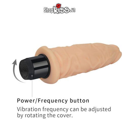 Hướng dẫn điều chỉnh chế độ rung của dương vật giả Lovetoy DV55J bằng cách xoay phần đế
