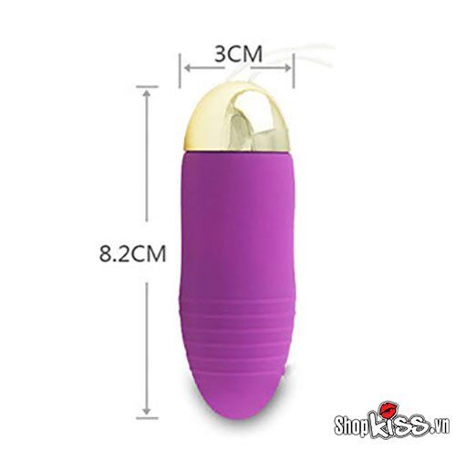 Kích thước thực tế nhỏ gọn của trứng rung Safiman EG7 trong lòng bàn tay