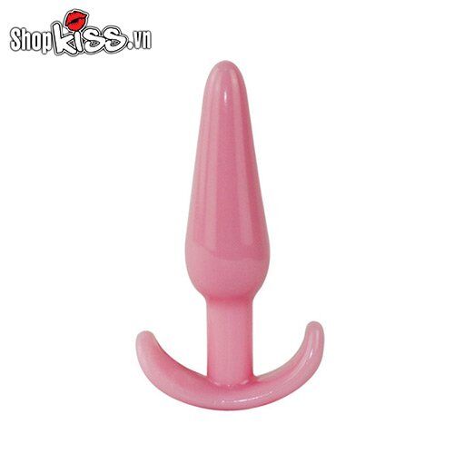 Bộ ba phích cắm hậu môn HM96 màu hồng nổi bật, chất liệu silicon an toàn